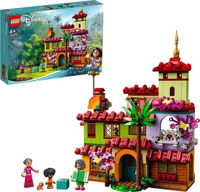LEGO 43202 Disney Das Haus der Madrigals Spielzeug zum Bauen, Puppenhaus mit Mini-...