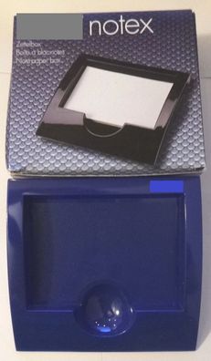 a * * * c 252, notex Zettelbox, blau, Neu Originalverpackung