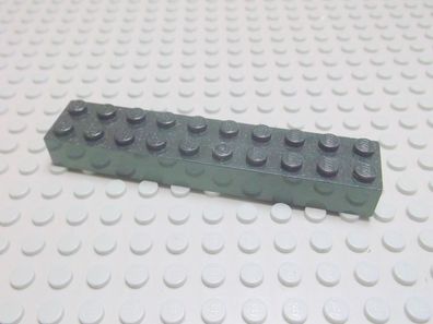 Lego 1 Basic Stein 2x10 hoch Schwarz Nummer 3006
