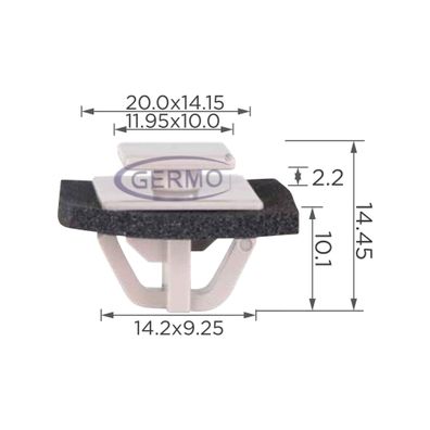 10 x 87756C8700 Befestigungs-Clip Druckknopf Klammer Clips passend für Hyundai