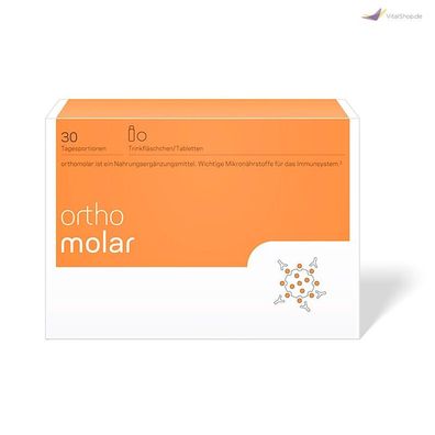 Orthomolar® Trinkfläschchen + Tabletten - 30 Tagesportionen/ Orthomed