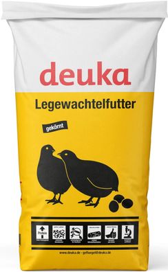 25 kg Deuka Legewachtelfutter gekörnt