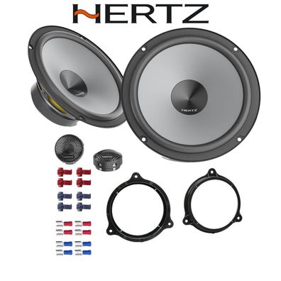 Hertz Uno-System K165 Auto Lautsprecher Boxen 16,5cm 165mm für Renault Captur