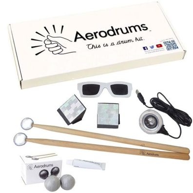 Aerodrums Schlagzeug mit 2 Stk Stick-Reflektoren