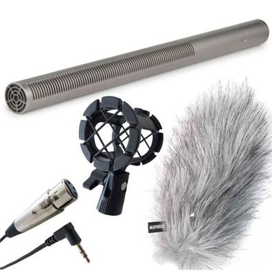 Rode NTG-3 Mikrofon mit Windschutz - Spinne - Kabel
