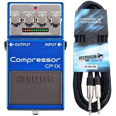 Boss CP-1X Kompressor für Gitarre mit Kabel