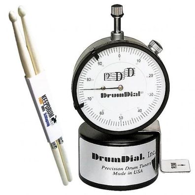 DRUM DIAL Drum Tuner Stimmgerät mit Drumsticks