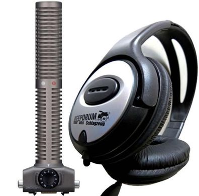 Zoom SSH-6 Shotgun Mikrofon mit Kopfhörer