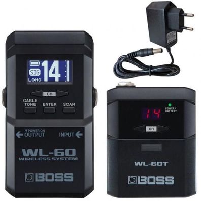 Boss WL-60 Wireless Funk-System für Gitarre mit Netzteil