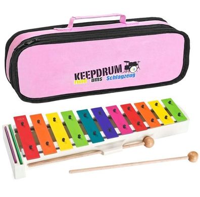 Sonor BWG Boomwhackers Glockenspiel mit Tasche Pink