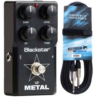 Blackstar LT-Metal Effektpedal mit Gitarrenkabel 6m
