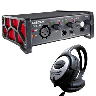 Tascam US-1x2HR USB Audio-Interface mit Kopfhörer