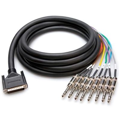 Hosa DTP-805 Multicore Kabel 8-Fach DB25 6,3mm 5m