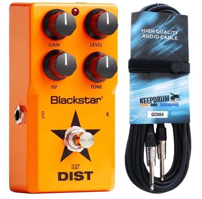 Blackstar LT-Dist Effektpedal mit Gitarrenkabel 6m