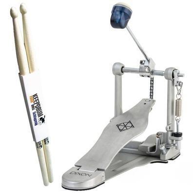 Dixon PP-P1 Einzel-Pedal Fußmaschine mit Schlagzeugstöcken