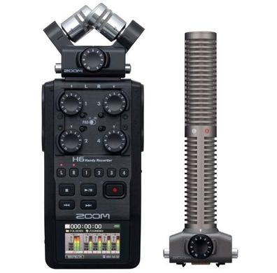 Zoom H6 Rekorder mit SSH-6 Shotgun Mikrofon