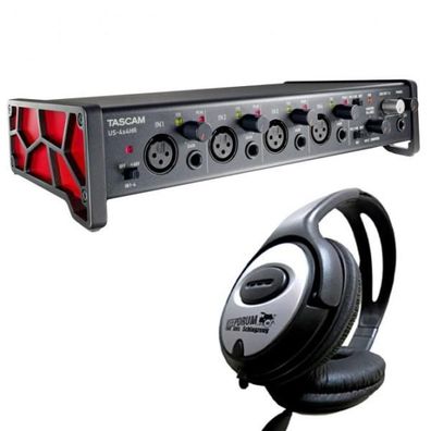 Tascam US-4x4HR Audio-Midi-Interface mit Kopfhörer