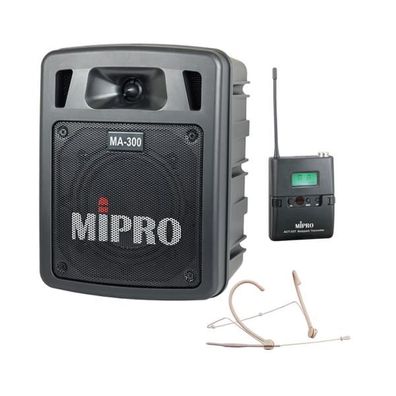 Mipro MA-300 mit Taschensender mit Headsetmikrofon