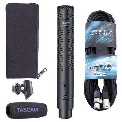 Tascam TM-200SG Richtrohr Mikrofon mit XLR-Kabel
