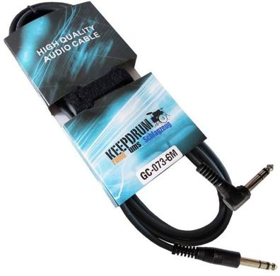 keepdrum GC-073 6m Stereo Audio-Kabel 6,3mm