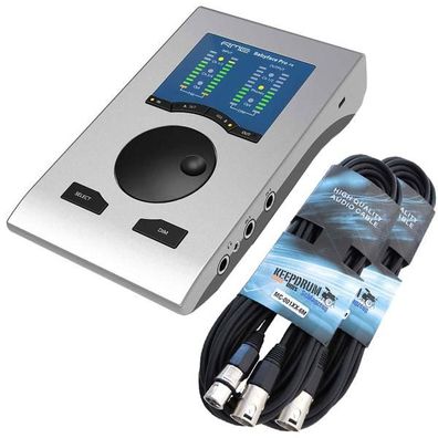 RME Babyface Pro FS l USB Interface mit 2x XLR Kabel
