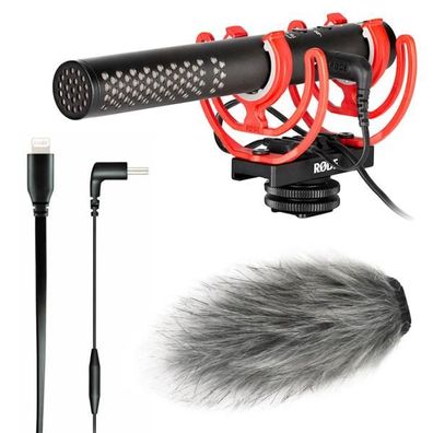 Rode Videomic NTG Mikrofon mit SC15 und Windschutz