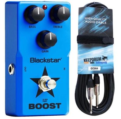 Blackstar LT-Boost Effektpedal mit Gitarrenkabel 6m