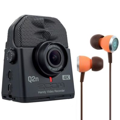 Zoom Q2n-4k Recorder UltraHD mit In Ear Ohrhörer