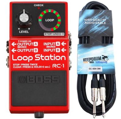 Boss RC-1 Loop Station Looper-Pedal mit Kabel