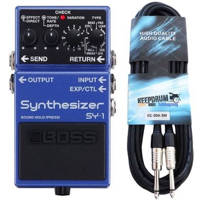 Boss SY-1 Synthesizer Effektgerät mit Kabel