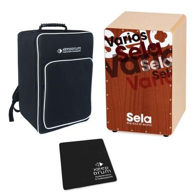 Sela SE013 Varios Cajon mit Tasche mit Sitzpad