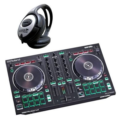 Roland DJ-202 USB-DJ-Controller mit Kopfhörer