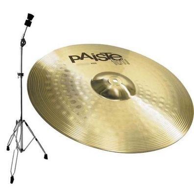 Paiste 101 Crash Ride 18 mit Beckenständer LYD-25