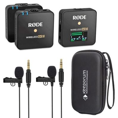 Rode Wireless GO II mit 2x Lavalier GO und Soft-Case