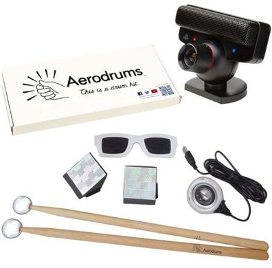 Aerodrums Schlagzeug mit PS3 Kamera