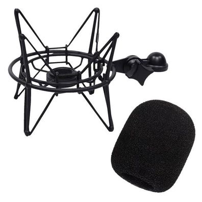 Samson SP04TB Mikrofon-Spinne Schwarz mit Popschutz