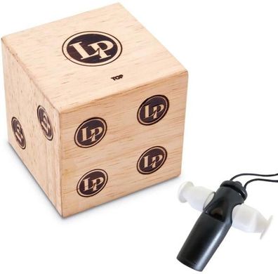 LP Latin Percussion LP460-S Qube Shaker mit Samba-Pfeife