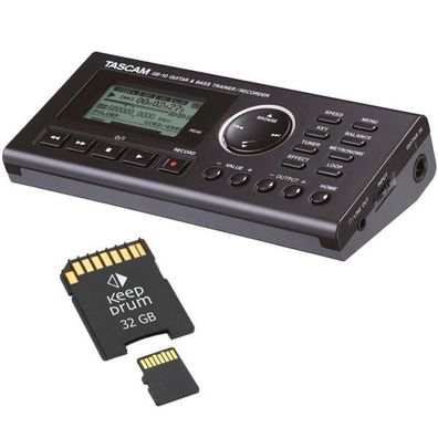 Tascam GB-10 Recorder mit SD Karte