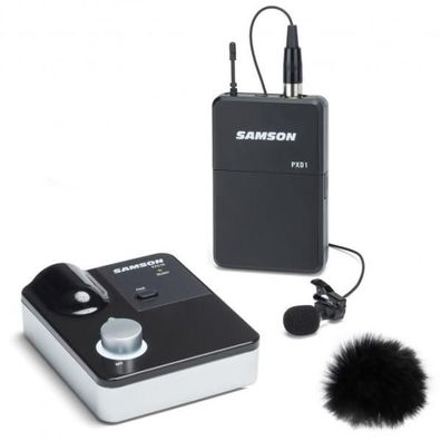 Samson XPDm Lavalier Wireless System mit Windschutz