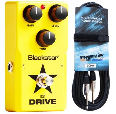 Blackstar LT-Drive Effektpedal mit Gitarrenkabel 6m