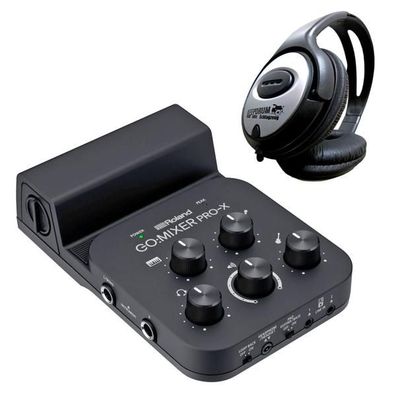 Roland GO Mixer Pro-X Audio-Interface mit Kopfhörer