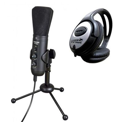Tascam TM-250U Mikrofon mit Kopfhörer