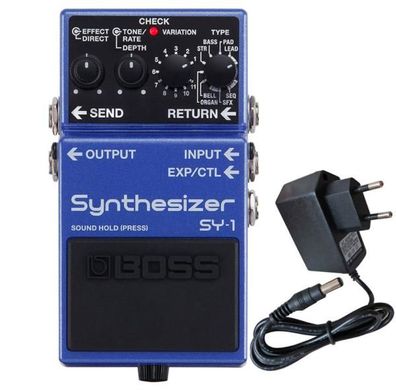 Boss SY-1 Synthesizer Effektgerät mit Netzteil