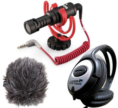 Rode Videomicro Kamera Mikrofon mit Kopfhörer