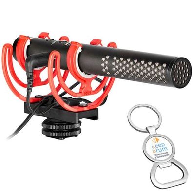 Rode Videomic NTG Mikrofon mit Flaschenöffner