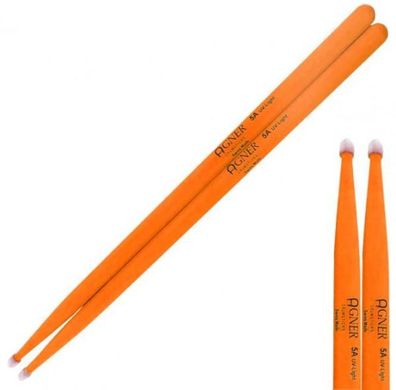 Agner Schlagzeugstöcke 1 Paar 5 A UV-Light Sticks in Orange