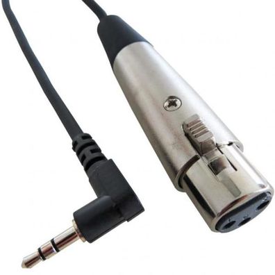 keepdrum MC-025XJ Audio-Kabel 0,3m XLR- TRS 3,5mm