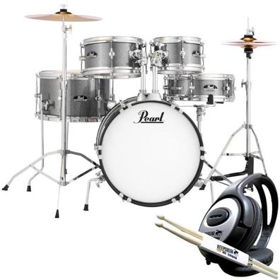 Pearl Roadshow RSJ465C-C708 Junior Schlagzeug mit Kopfhörer u. Sticks