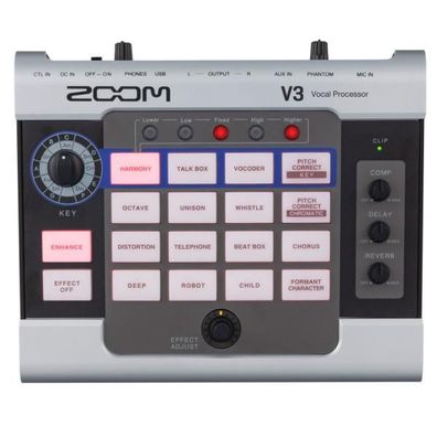 Zoom V3 Vocal Processor Gesangs-Effektgerät