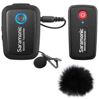 Saramonic Blink500-B1 Mikrofon-System mit Windschutz